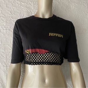 First Of A Kind RARE Ferrari Crop Tee!